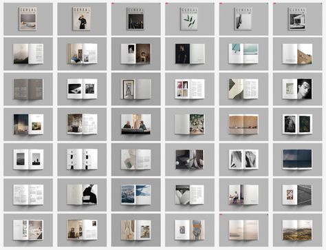 Cereal Magazine Layout, Fashion Magazine Layouts, Editorial Architecture, Travel Magazine Layout, Minimalist Magazine, Professional Ppt, Magazine Page Layouts, Book Design Templates, Cereal Magazine