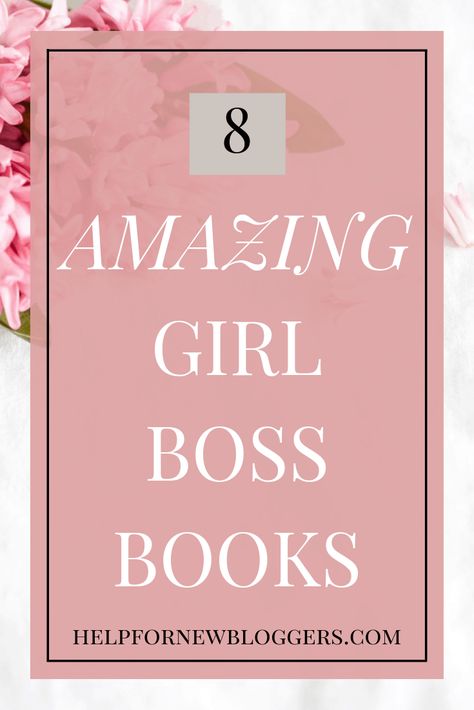 Girlboss Books, The Secret Movie, Boss Tips, Books 2022, Girl Boss Book, Entrepreneurship Tips, Empowering Books, Blogging Business, Blogging Resources