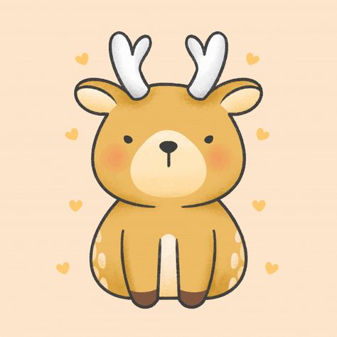 Discover thousands of Premium vectors availables in AI and EPS formats. Download whatever, cancel whenever. Reindeer Cartoon Drawing, Deer Illustration Cute, Reindeer Cartoon, Reindeer Cute, Reindeer Drawing, Deer Cartoon, Deer Drawing, Deer Illustration, Cute Reindeer