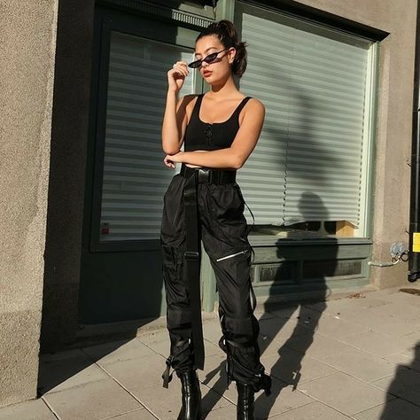 #Tumblr #Moda #estilo #negro Outfit Oc, Goth Outfit, Streetwear Styles, Style Goals, Minimalistic Style, Pinterest Fashion, Mode Inspo, Inspiration Mode, Instagram Foto