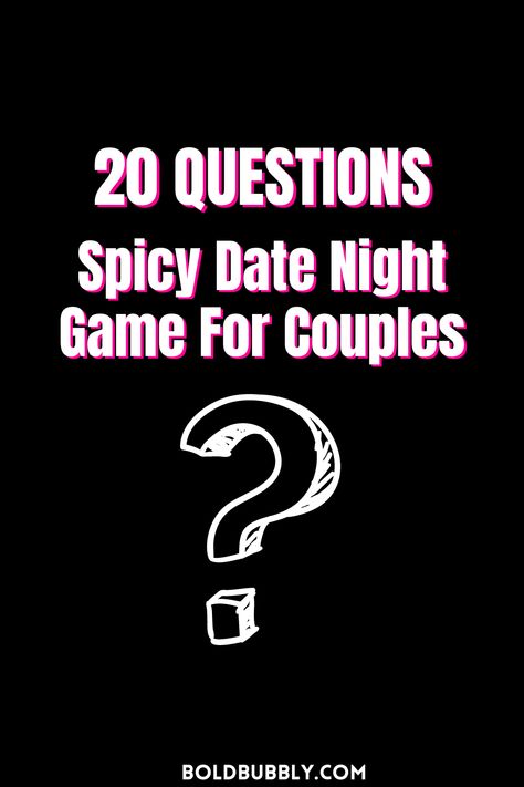 20 questions for couples Question Game For Couples, 20 Questions Game, Date Night Ideas At Home Romantic, Fun Couple Games, Question Games For Couples, Game For Couples, Couples Game Night, Date Night Games, Date Night Ideas For Married Couples