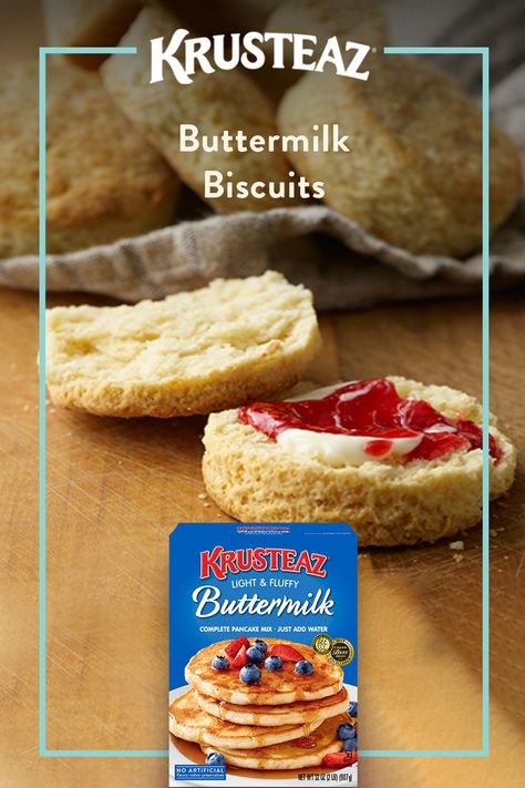 When breakfast is so versatile that you can make biscuits from buttermilk pancake mix. Pancake Mix Biscuits Recipes, Krusteaz Biscuits Recipes, Krusteaz Pancake Mix Biscuits, Biscuits With Pancake Mix How To Make, Biscuits From Pancake Mix Baking, Pancake Biscuits, Krusteaz Biscuits, Pancake Mix Biscuits, Krusteaz Pancake Mix Recipes