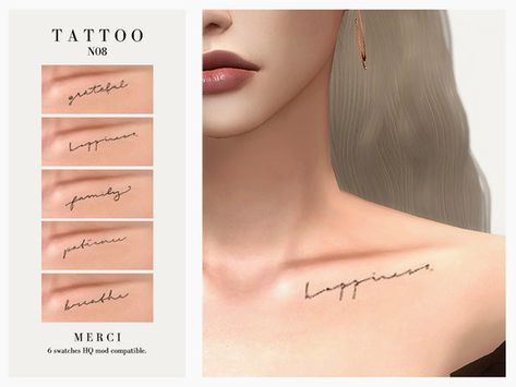 Mods Sims 4, Los Sims 4 Mods, Sims 4 Piercings, Sims 4 Tattoos, Die Sims 4, The Sims 4 Skin, Pelo Sims, The Sims 4 Packs, 4 Tattoo