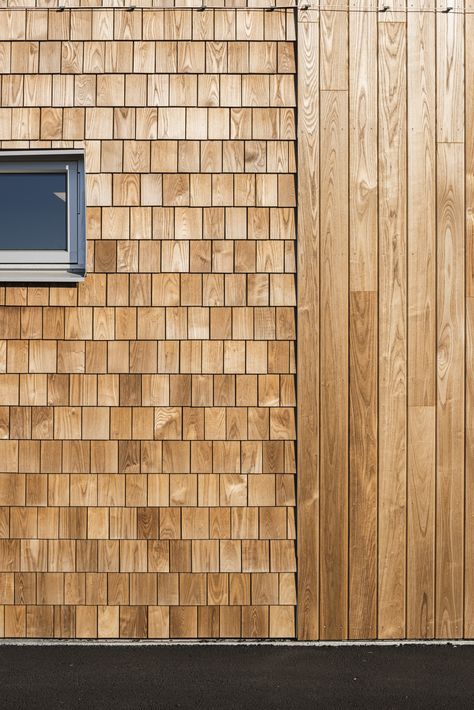 Wood Cladding Exterior, Roof Cladding, Shingle House, Wood Facade, Cladding Design, Wooden Facade, House Cladding, Shingle Siding, Park House