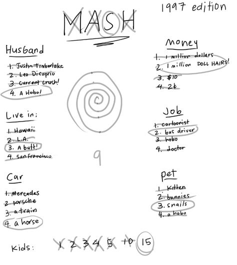 You wish your future was as easy to plan as a game of MASH. | 29 Signs You're Stuck In The '90s Nostalgia 1983, Mash Game, Mansion Apartment, Shack House, Nostalgic 90s, Whatever Forever, The Oregon Trail, Love The 90s, Mansion House