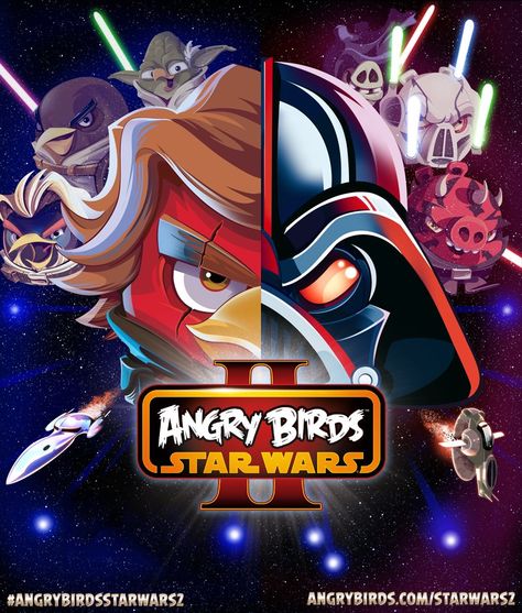 An Awesome Angry Birds Star Wars 2 Poster! Angry Birds Characters, Zombie Tsunami, Poster Game, Angry Birds Star Wars, Classic Sonic, Star Wars 2, Musica Rock, Angry Bird, Star Wars Wallpaper