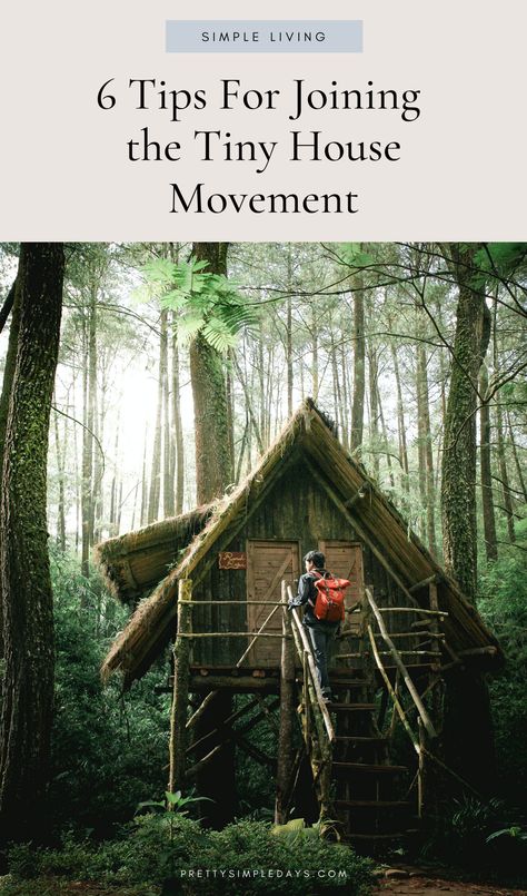 Wondering if the tiny life is for you? Here’s how to join the tiny house movement and simplify your life. | Tiny Homes | Tiny house enthusiasts have simply decided to minimize their clutter, simplify their schedule, and learn to live with less. In this age of constant busyness and stress, living the tiny life has become the right answer for many. | Minimalism and Minimalist | Digital Nomad | Millennial Lifestyle | Van Life #tinyhouse #tinyliving #vanlife #minimalism #minimalist #millennial Stay Sane, Tiny House Listings, Minimalist Travel, Living Off The Land, Tiny House Movement, Eco Friendly Living, Travel Images, Intentional Living, Minimalist Living