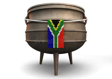 Potjie Pot, Zulu Culture, South African Food, Cape Of Good Hope, South African Flag, Counting Coins, Flag Hanging, African Flag, Savings And Investment