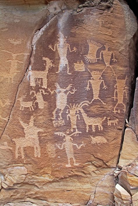 Petroglyphs in Nine Mile Canyon, Utah by Alan Cressler