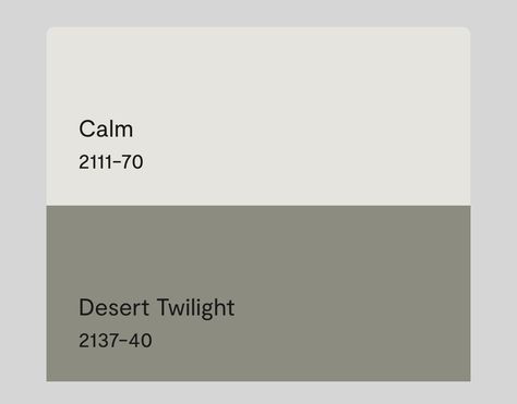 Benjamin Moore Calm and Desert Twilight Twilight Benjamin Moore, Desert Twilight Benjamin Moore, Benjamin Moore Calm, Desert Twilight, Benjamin Moore Bedroom, Benjamin Moore Kitchen, Benjamin Moore Exterior, Cottage Front Doors, Mid Century Exterior