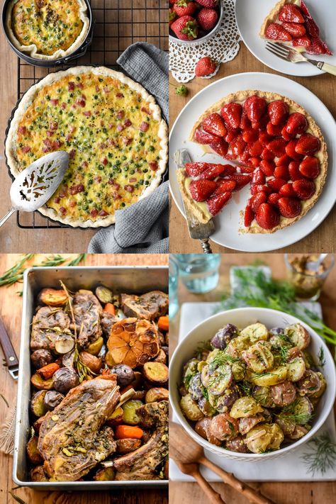 British Easter Dinner, French Easter Recipes, France Recipes, Classic French Recipes, Belgian Recipes, Dessert For Easter, French Easter, French Cuisine Recipes, French Cooking Recipes