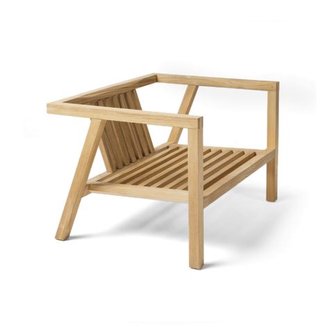 umomoku-armchair-1. Sitout Chair Design Wooden, Out Door Chair, Sofa Wooden Simple, Wooden Single Sofa Design, Wooden Out Door Chairs, Woodworking Outdoor Furniture, Outdoor Chairs Design, Comfortable Outdoor Furniture, Scandi Furniture