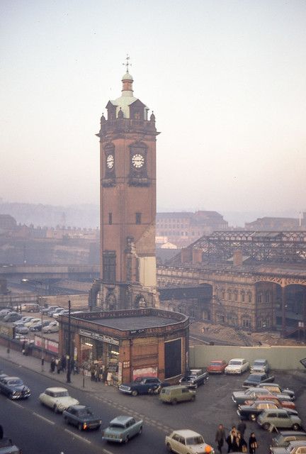 Nottingham, Victoria clock tower and station remains in Ja… | Flickr Nottingham Station, Notts County, Nottingham City, Streamer Dr, Old Train Station, Victoria Station, Old Train, Train Pictures, Central Station