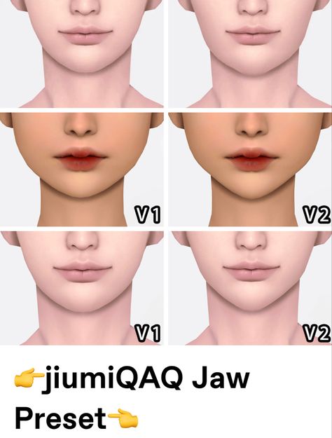 (Not my post) Sims Jaw Presets, Sims 4 Cc Chin Preset, Sims 4 Big Eye Presets, Sims 4 Anime Skin Overlay, Sims 4 Cc Bandages Face, Sims 4 Teeth Cc Braces, Sims 4 Cc Jaw Preset, Sims 4 Cc Head Shape Presets, Sims 4 Features