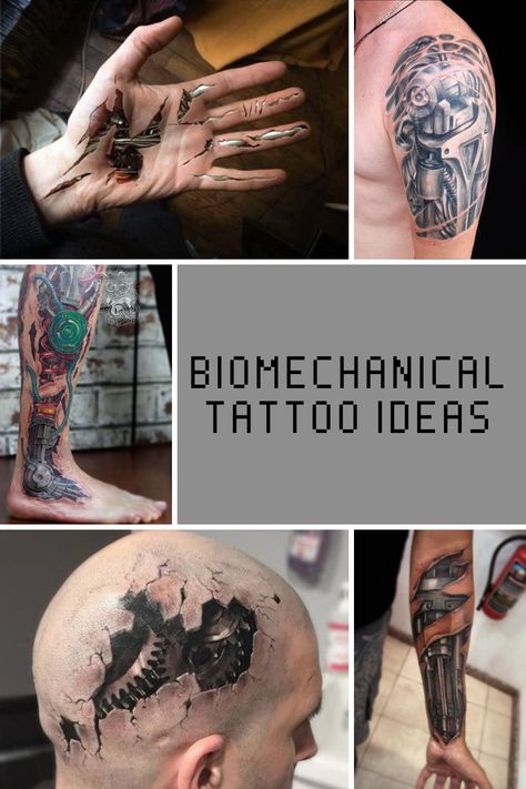 Biomechanical Tattoo - tattooglee Biomechanical Tattoo For Men, Biomechanical Tattoo Arm, Biomechanical Tattoo Design, Small Tattoo Placement, Tattoo Over Scar, Palm Tattoos, Biomechanical Tattoo, Cool Small Tattoos, 3d Tattoo