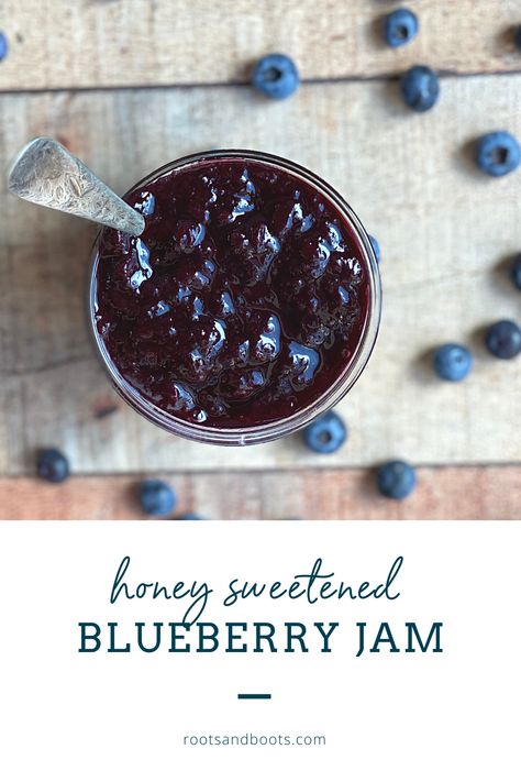 Jam Without Pectin, Almond Flour Biscuits, Sugar Free Honey, Blueberry Jam Recipe, Real Food Snacks, Sugar Free Jam, Healthy Blueberry, Blackberry Jam, Low Sugar Recipes