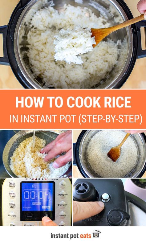 Rice In Pressure Cooker How To Cook, Rice In The Instant Pot White, Medium Grain Rice Instant Pot, How To Cook White Rice In Instant Pot, Cooking Rice In Instant Pot, Pressure Cooker Rice White, How To Cook Rice In Instant Pot, Instapot Rice White, Instant Pot Rice White