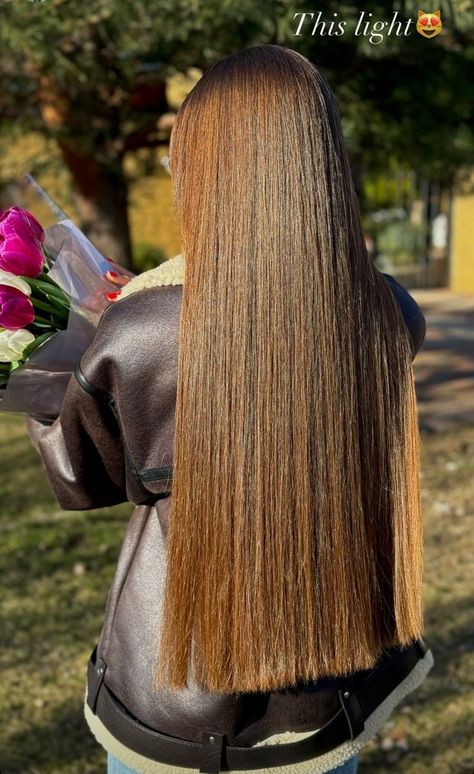 Extra Long Hair, Lustrous Hair, Copper Hair, Long Straight Hair, Long Hair Women, Beautiful Long Hair, Golden Brown, Gorgeous Hair, Straight Hair