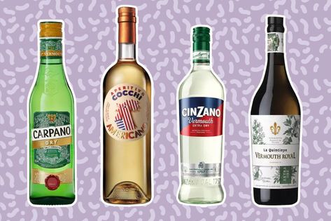 Vermouth is a fortified wine flavored with botanicals. We researched the best dry vermouths to use in cocktails, dinner recipes, and beyond. Vermouth Drinks, Dry Gin Martini, Italian Cocktail Recipes, Summer Martinis, Best Martini Recipes, Best Martini, Home Bartender, Gin Martini, Famous Cocktails