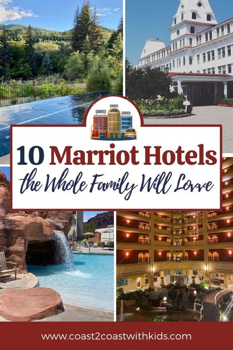 Best Marriott Hotels In The Us, Best Marriott Resorts, Marriott Vacation Club, Resorts For Kids, Marriot Hotel, Vacay Ideas, Treehouse Hotel, Marriott Resorts, Travel Team