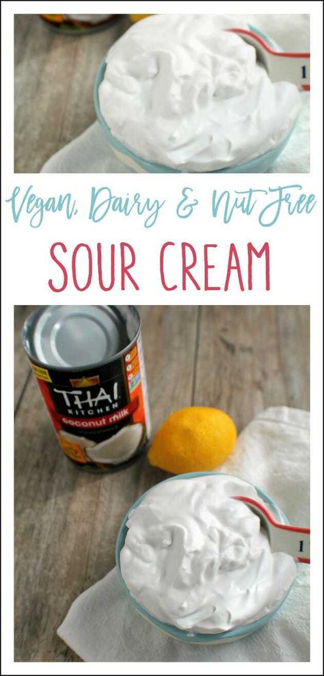 Dairy Free Sour Cream, Dairy Free Cooking, Ground Beef Stroganoff, Lactose Free Recipes, Lactose Free Diet, Sour Cream Recipes, Vegan Sour Cream, Dairy Free Diet, Allergy Free Recipes