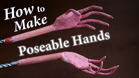 How To Make A Stop Motion Puppet, Stop Motion Dolls How To Make, Fantasy Art Dolls Tutorial, Stop Motion Doll, Stopmotion Puppets, Stop Motion Puppet, Doll Hands, Poseable Art Doll, Art Doll Tutorial