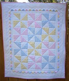 Pastel Quilts, Accuquilt Patterns, Cot Quilts, Baby Quilts Easy, Pinwheel Quilts, Baby Quilts To Make, Baby Quilt Patterns Easy, Pinwheel Quilt Pattern, Cowboy Quilt