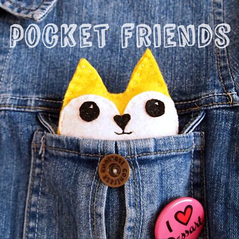 Pocket Friends : 8 Steps (with Pictures) - Instructables Hand Sewn Crafts, Pocket Friend, Sewing Pockets, Pocket Craft, Pillow Pals, Pocket Pal, Summer Fair, Pocket Pet, Pocket Pillow