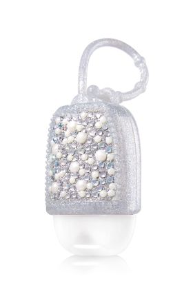 Bling Pearl - PocketBac Holder - Bath & Body Works - Dress up your PocketBac with a little shimmer & a bit of bling! The adjustable strap attaches to your backpack, purse and more so you can always keep your favorite sanitizer close at hand. Bedazzled Liquor Bottles, Best Hand Sanitizer, Pocketbac Holder, Bath & Body Works, Bath N Body Works, Sanitizer Holder, Percussion Massager, Bath And Body Work, Hand Sanitizer Holder