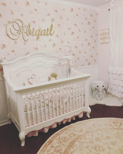 Chic Baby Girl Nursery, Shabby Chic Baby Girl Nursery, Shabby Chic Nursery, Shabby Chic Baby, Baby Room Inspiration, Chic Baby, Baby Girl Nursery, Shabby Chic Style