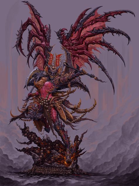 Worldbuilding Ideas, Chaos Art, Warhammer Chaos, Chaos 40k, Chaos Daemons, 40k Chaos, Monster Hunter Art, World Of Darkness, Kaiju Monsters