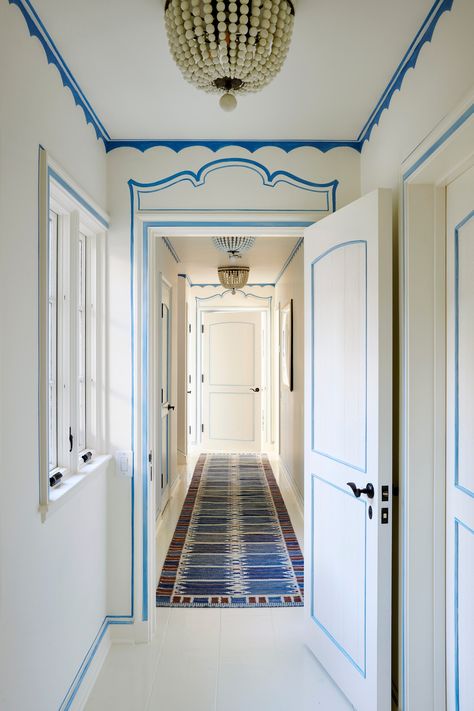 Tour a French Normandy–Style Compound on the California Coast | Architectural Digest Downstairs Hallway, Mark D Sikes, Nothing Special, The Runner, Up House, The Client, Maine House, Architectural Digest, House Inspo