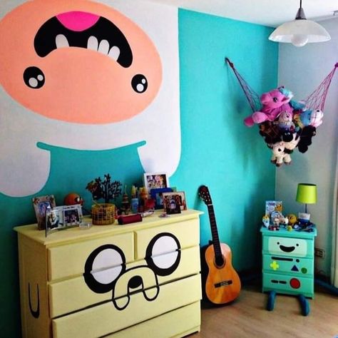 Adventure Time Room, Gamer Bedroom Ideas, Gamer Bedroom, Dekorasi Kamar Tidur, Pastel Room, Room Goals, Cute Bedroom Decor, Adventure Time Art, Room Makeover Inspiration