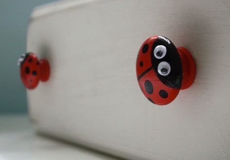 Kitchen ladybug Ladybug Kitchen, Ladybug Room, Ladybug Nursery, Ladybug Ideas, Ladybug Girl, Ladybug Decorations, Ladybug Crafts, Ladybug Art, Kitchen Knobs