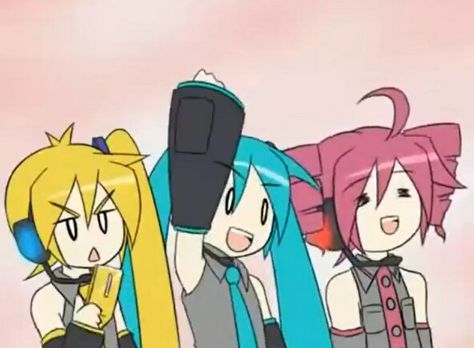 Triple Baka (Vocaloid) Triple Baka, Gender Flags, Hatsune Miku, Vocaloid, Animated Gif, Cool Gifs, Aurora Sleeping Beauty, Mario Characters, Disney Characters