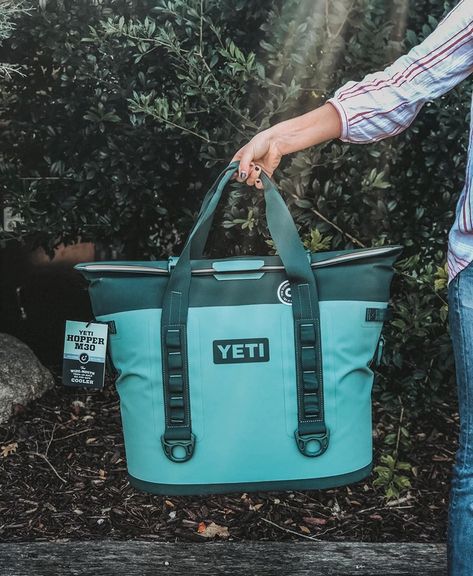 #yeti #yeticooler #rivergreen #yetihopper #M30 #softcooler #cooler #magnetic #keepsicelonger #newyeti #easy #limitededition Yeti Bag, Yeti Can Cooler, Yeti Cooler Bag, Yeti Cooler Navy 75 With Wheels, Yeti Soft Cooler, Picnic Backpack, Yeti Coolers, Yeti Cooler, Bag Toss Game