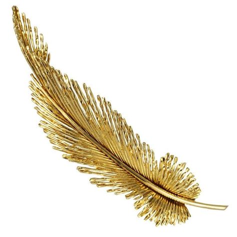 Phoenix Birds, Feather Brooch, Gemstone Brooch, Gold Everything, All That Glitters Is Gold, Gold Feathers, Gold Aesthetic, Tableau Art, Feather Jewelry