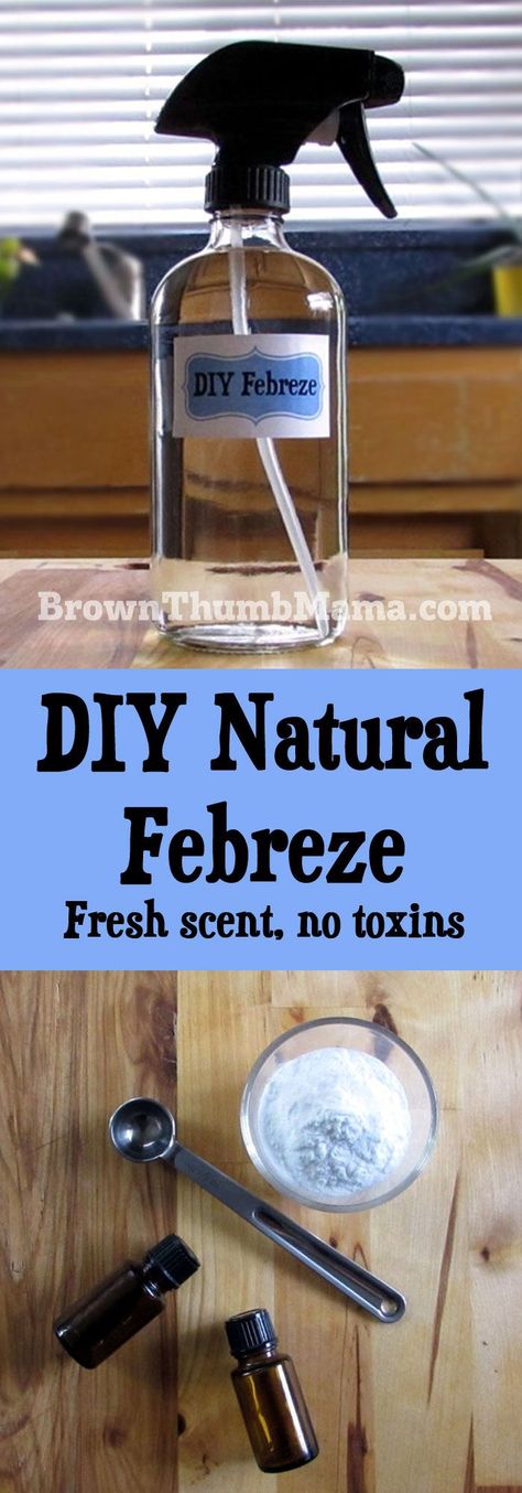 Diy Febreze, Organizing Hacks, Homemade Cleaning Products, Natural Cleaners, Diy Cleaners, Cleaning Recipes, Cleaners Homemade, Diy Household, Essential Oil Recipes