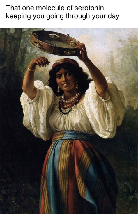 Tambourine, A4 Poster, Vintage Artwork, Classic Art, Female Art, We Heart It, Russia, A Woman, Art Painting