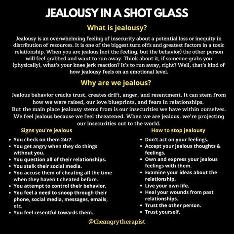 The feeling of jealousy is normal. What we do with it will determine if it’s toxic. | Instagram What Is Jealousy, Jealousy In Relationships, Mental Health Disorders, Mental Health Care, I Need To Know, July 7, Psychology Facts, Toxic Relationships, Health Awareness