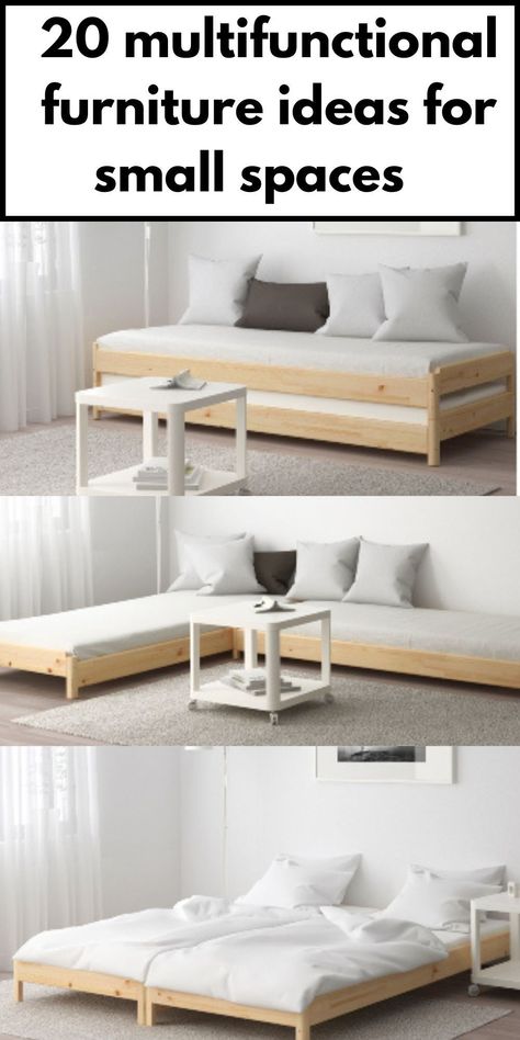 Ikea Daybed Room Ideas, Twin Bed Couch, Furniture Ideas For Small Spaces, Ikea Daybed, Couch Cleaning, Daybed Room, Cleaning Furniture, Diy Daybed, Fabric Couch