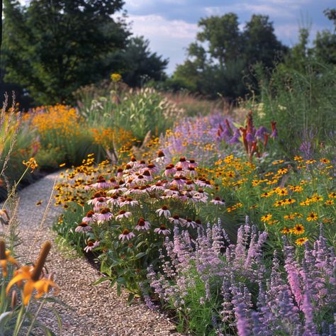 "Create a stunning native wildflower garden that celebrates local flora and supports wildlife! 🌸🌼 From vibrant poppies to delicate lupines, discover how to choose and plant wildflowers that thrive in your region. Not only will you enjoy a colorful and low-maintenance garden, but you'll also attract beneficial pollinators like bees and butterflies. 🌿🦋 #WildflowerGarden #NativePlants #EcoFriendlyGardening #PollinatorFriendly" Native Wildflower Garden, Plant Wildflowers, Wildflower Gardens, Pollinator Garden Design, Native Plant Landscape, Australian Native Garden, Prairie Garden, Bees And Butterflies, Native Plant Gardening