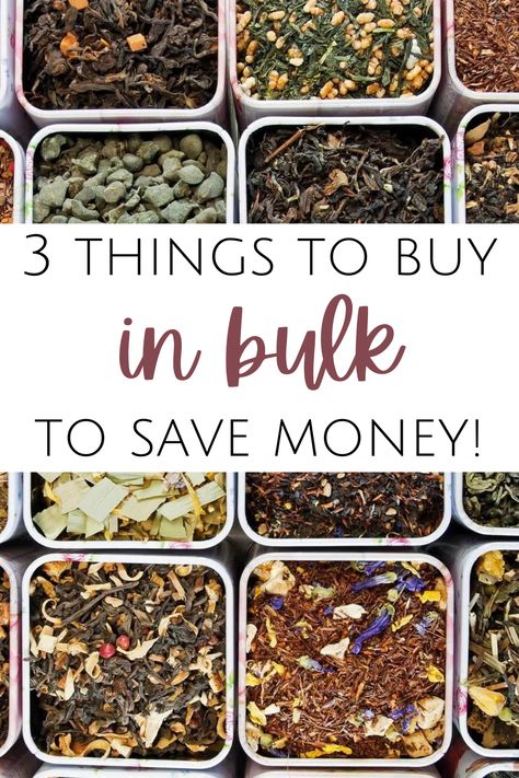 You've probably heard that buying things in bulk can save you tons of money. The problem is, it's hard to know exactly what to buy in bulk. Here are 3 things you should always buy in bulk to save yourself money! Bulk Food Prep, Items To Buy In Bulk, Food To Buy In Bulk, Buying Food In Bulk, Bulk Meat Buying, Save Your Money, Meal Prep For The Week, Easy Meal Prep, 3 Things