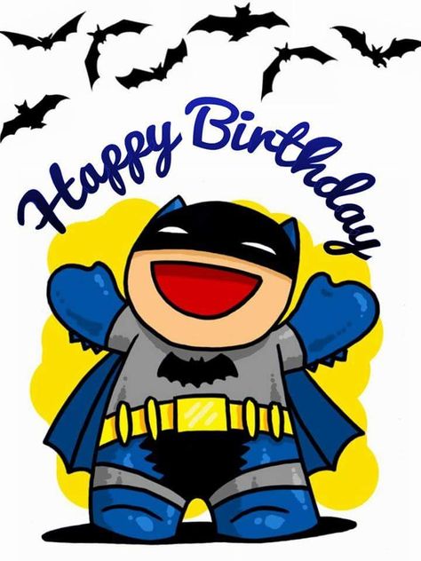 Happy Birthday Batman Images, Batman Happy Birthday, Batman Birthday Card, Happy Birthday Superhero, Happy B Day Cards, Happy B Day Images, Happy Birthday Nephew, Birthday Wishes Gif, Happy Birthday Wishes Quotes