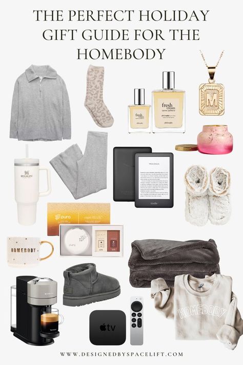 OMG! these are the best gifts for the homebody! These gift ideas are perfect for the homebody that likes to cozy up during the holiday season. I love these gift ideas for the homebody becuase they are such chic and trendy gift ideas! I can't wait to gift some of these gift ideas to my friends this holiday season! #spacelift #designedbyspacelift #christmas #LTKholiday #merrychristmas #christmasDIY #giftguide #holidaygiftguide #homebody #christmasgifts Fake Gifts, Cozy Gift, Christmas Mom, Christmas Gift Guide, Clothing Inspiration, Capri Blue, Trendy Gift, Cozy Christmas, Christmas Wishlist