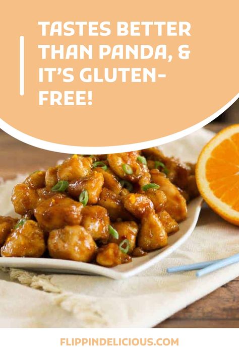 Gluten Free Egg Free Recipes, Gluten Free Orange Chicken Recipe, Gluten Free Orange Chicken, Copycat Panda Express, Panda Express Orange Chicken, Gluten Free Dinner Easy, Orange Chicken Recipe, Gluten Free Egg Free, Panda Express