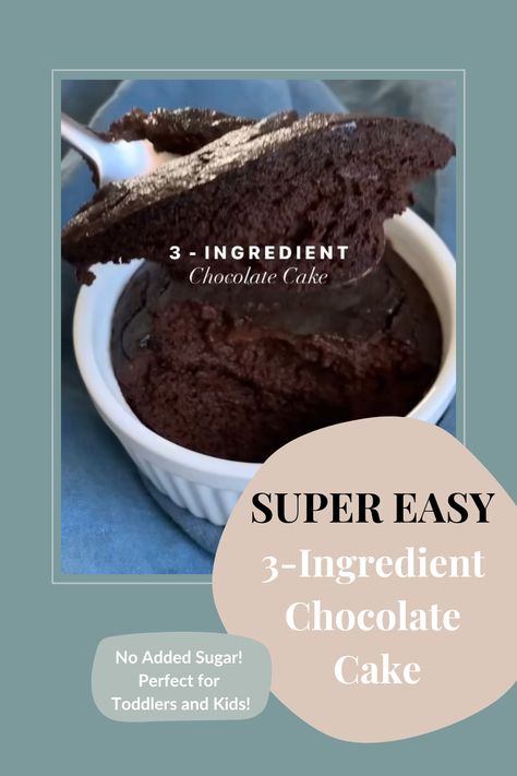 CRAZY EASY 3-Ingredient Chocolate Cake (No Added Sugar) Three Ingredient Chocolate Cake, Clean Chocolate Cake, 3 Ingredient Chocolate Apple Cake, Chocolate Cake Recipe Easy 3 Ingredients, Two Ingredient Chocolate Cake, 3 Ingredient Chocolate Cake, Easy Cake Recipes 4 Ingredients Simple, Simple Cake Recipe 4 Ingredients, Low Sugar Chocolate Cake