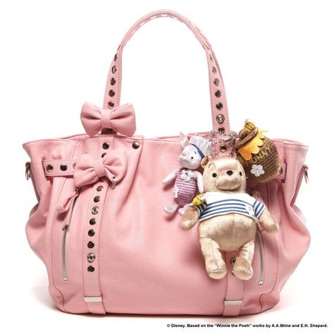 Samantha Thavasa W/ Pooh Animated Disney Characters, Samantha Thavasa, Fashion Bible, Rock Girl, Pretty Bags, Purse Accessories, Hot Outfits, Girly Fashion, Cute Bags