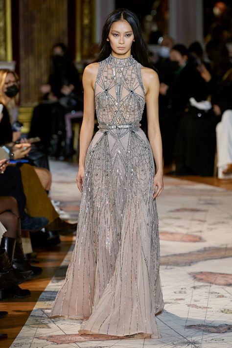 2022 Couture, Zuhair Murad Haute Couture, Spring Couture, Column Dress, فستان سهرة, Couture Week, Zuhair Murad, Fashion Show Collection, Couture Collection