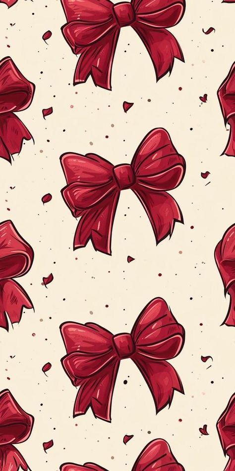 Red White Background Aesthetic, Bows Wallpapers Aesthetic, Red Islamic Wallpaper, Wp Wallpaper Aesthetic, Red And White Aesthetic Wallpaper Iphone, Red Bow Background, Red Bows Aesthetic, Soft Red Aesthetic Vintage, Aesthetic Bow Wallpaper